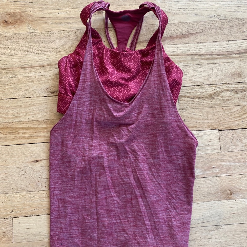 Lululemon Open Back Free Flow with Built in Bra